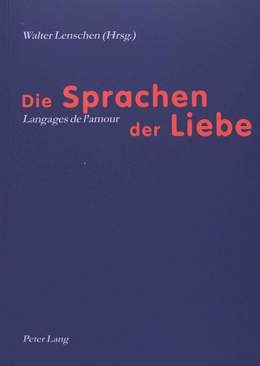 Produktbild: Die Sprachen der Liebe- Langages de l&rsquo;amour