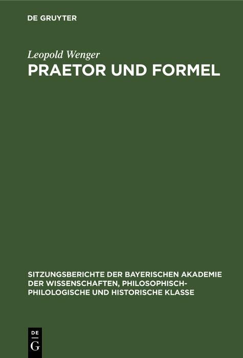 Produktbild: Praetor und Formel