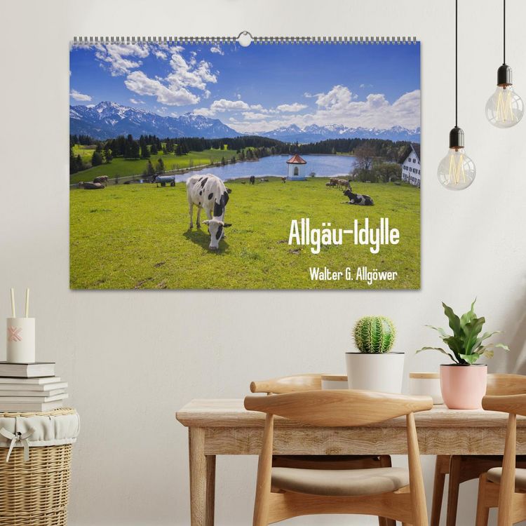 Produktbild: Allg&auml;u-Idylle (Wandkalender 2026 DIN A2 quer), CALVENDO Monatskalender