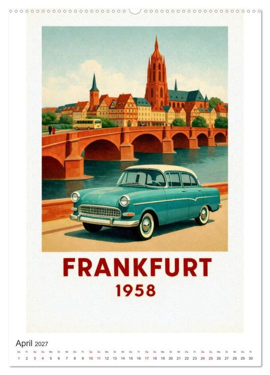 Produktbild: Stadtbilder und Stra&szlig;enlegenden (Wandkalender 2027 DIN A2 hoch), CALVENDO Monatskalender