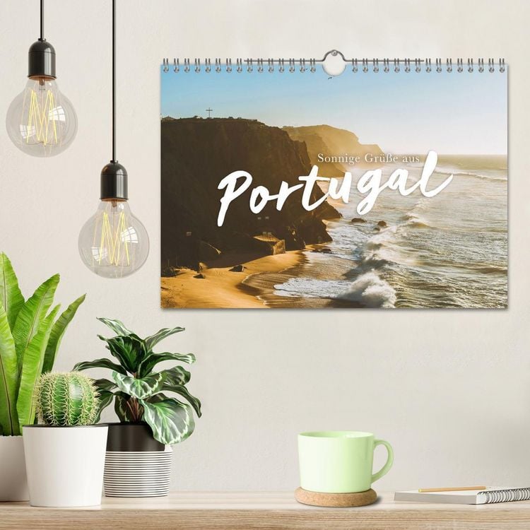 Produktbild: Sonnige Gr&uuml;&szlig;e aus Portugal (Wandkalender 2026 DIN A4 quer), CALVENDO Monatskalender