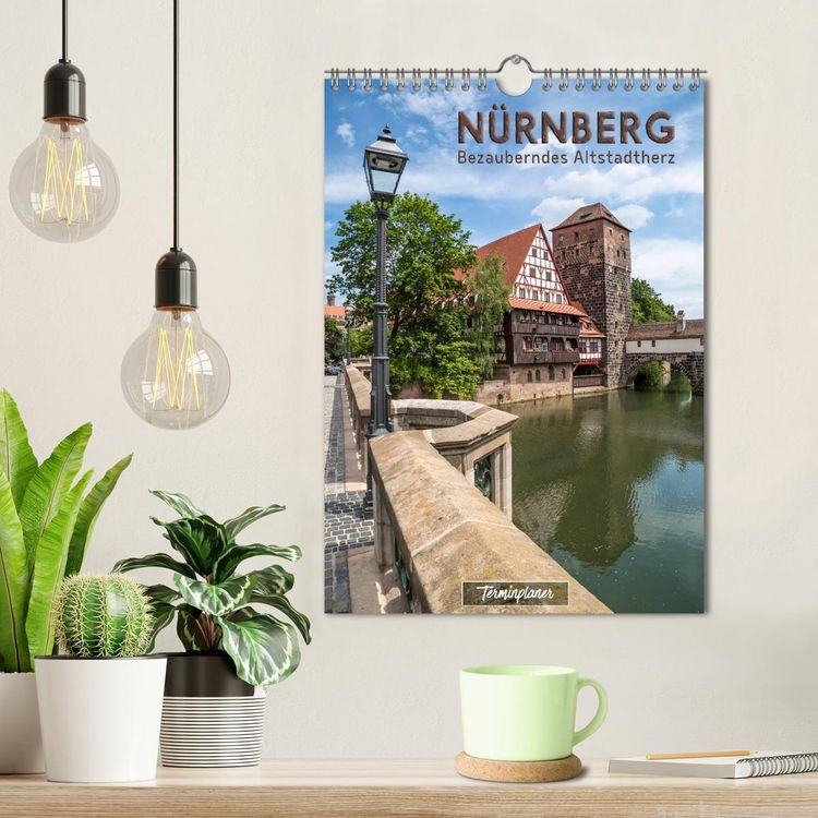 Produktbild: N&Uuml;RNBERG Bezauberndes Altstadtherz / Terminplaner (Wandkalender 2026 DIN A4 hoch), CALVENDO Monatskalender