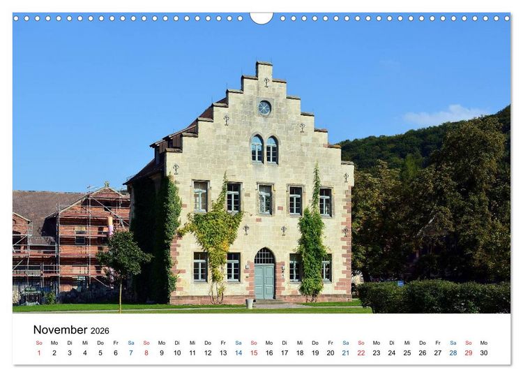 Produktbild: KLOSTER PFORTA (Wandkalender 2026 DIN A3 quer), CALVENDO Monatskalender