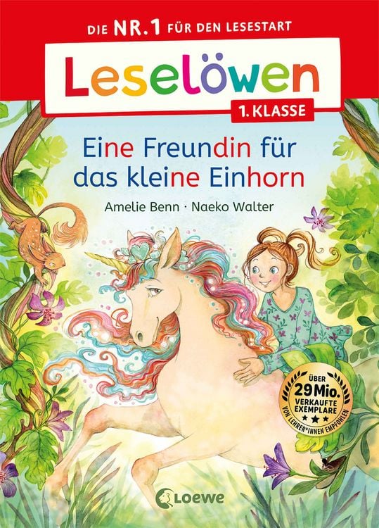 Produktbild: Leselöwen 1. Klasse - Eine Freundin für das kleine Einhorn