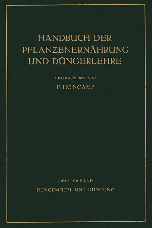 Produktbild: D&uuml;ngemittel und D&uuml;ngung