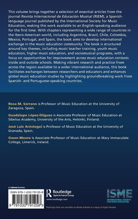 Produktbild: Research Perspectives on Music Education in Ibero-America