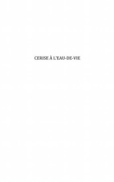 Produktbild: Cerise a l'eau-de-vie
