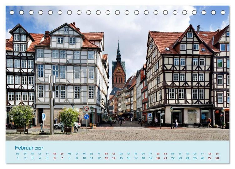 Produktbild: Hannover Die Metropole Niedersachsens (Tischkalender 2027 DIN A5 quer), CALVENDO Monatskalender