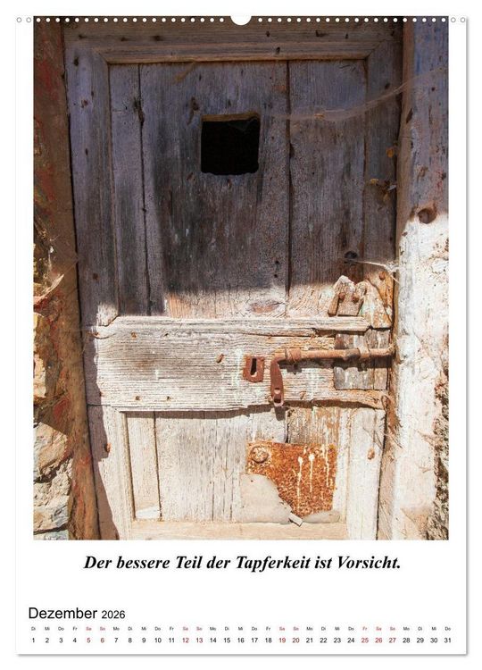 Produktbild: T&uuml;ren und dahinter ? (hochwertiger Premium Wandkalender 2026 DIN A2 hoch), Kunstdruck in Hochglanz