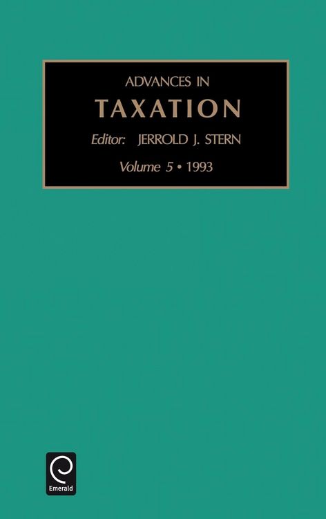 Produktbild: Advances in Taxation