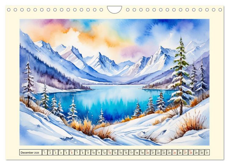 Produktbild: The magic of the seasons (Wall Calendar 2026 DIN A4 landscape), CALVENDO 12 Month Wall Calendar