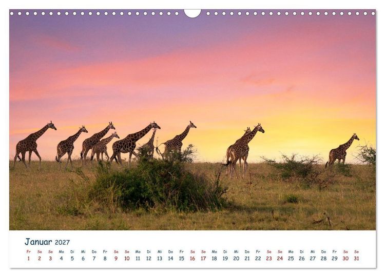 Produktbild: Fernweh Uganda - Natursch&ouml;nheit Ostafrikas (Wandkalender 2027 DIN A3 quer), CALVENDO Monatskalender