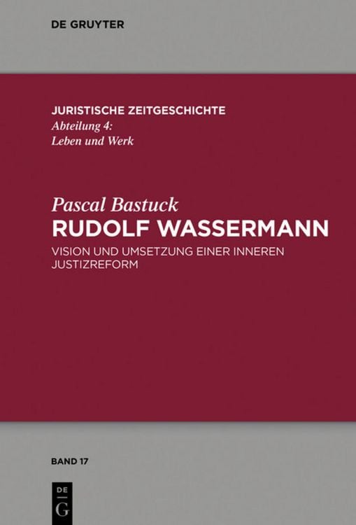 Produktbild: Rudolf Wassermann