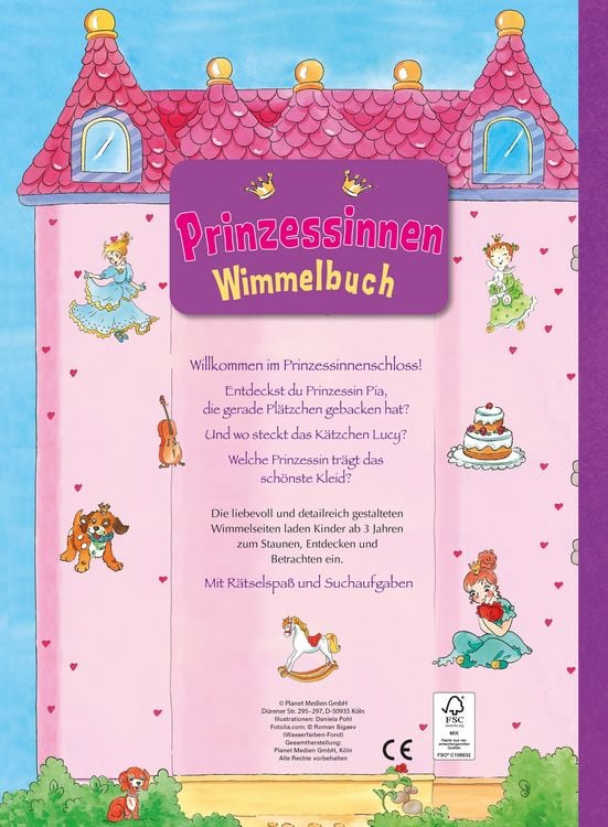Produktbild: Prinzessinnen Wimmelbuch