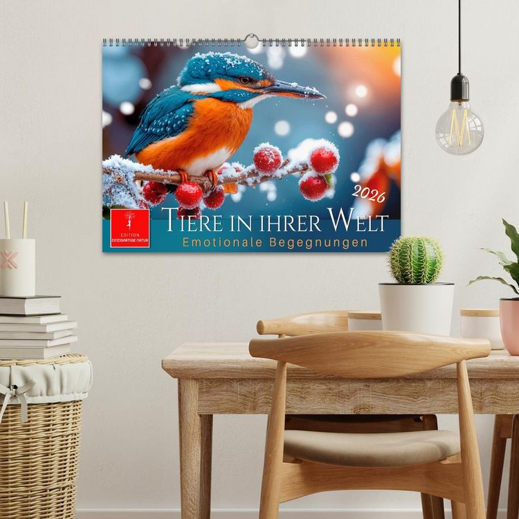Produktbild: Tiere in ihrer Welt (Wandkalender 2026 DIN A3 quer), CALVENDO Monatskalender