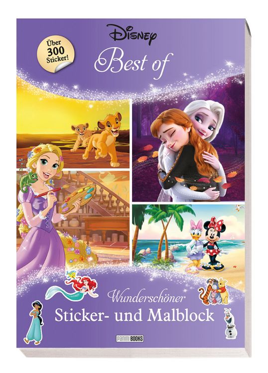 Produktbild: Disney Best of: Wundersch&ouml;ner Sticker- und Malblock