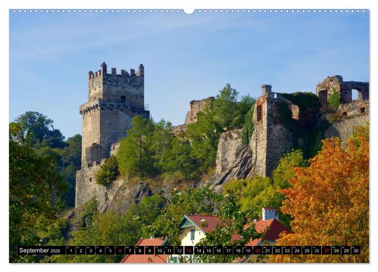 Produktbild: Die Wachau - An der Donau zwischen Melk und Krems (Wandkalender 2026 DIN A2 quer), CALVENDO Monatskalender