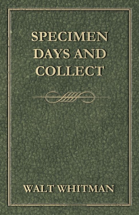 Produktbild: Specimen Days and Collect