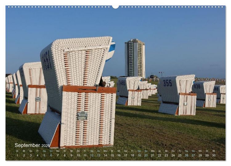 Produktbild: K&uuml;stengl&uuml;ck - Ein fotografischer Streifzug entlang der Nordsee (hochwertiger Premium Wandkalender 2026 DIN A2 quer), Kunstdruck in Hochglanz