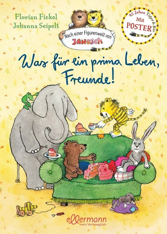 Produktbild: Nach einer Figurenwelt von Janosch. Was f&uuml;r ein prima Leben, Freunde!