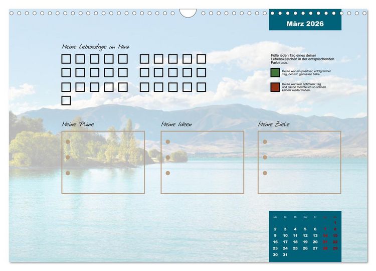 Produktbild: Erlebe mit mir Lebenszeit (Wandkalender 2026 DIN A3 quer), CALVENDO Monatskalender