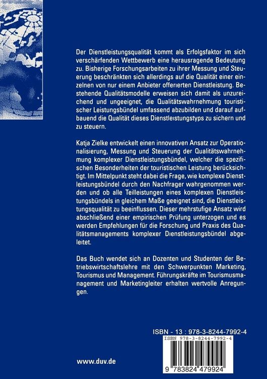 Produktbild: Qualit&auml;t komplexer Dienstleistungsb&uuml;ndel