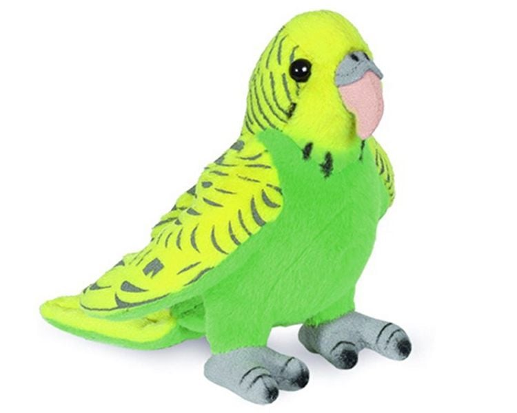 Produktbild: Teddy Hermann 94113 - Wellensittich, gr&uuml;n 13cm