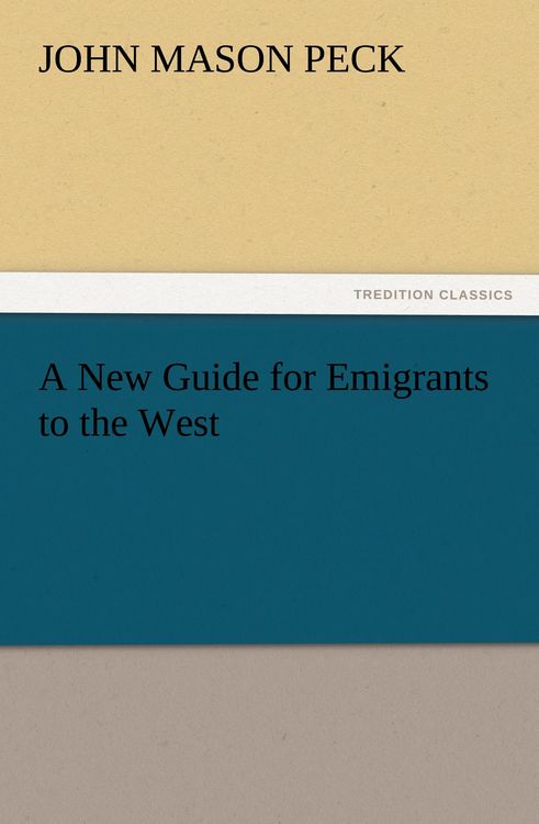 Produktbild: A New Guide for Emigrants to the West