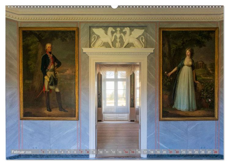 Produktbild: Schl&ouml;sser und G&auml;rten in Brandenburg (hochwertiger Premium Wandkalender 2026 DIN A2 quer), Kunstdruck in Hochglanz