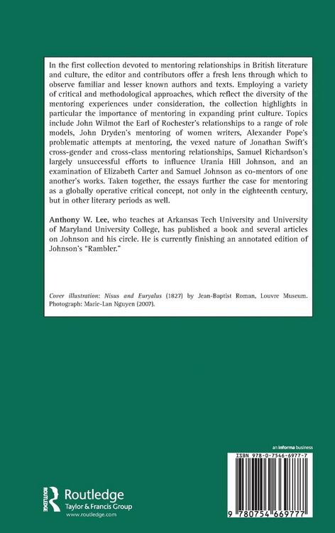 Produktbild: Mentoring in Eighteenth-Century British Literature and Culture