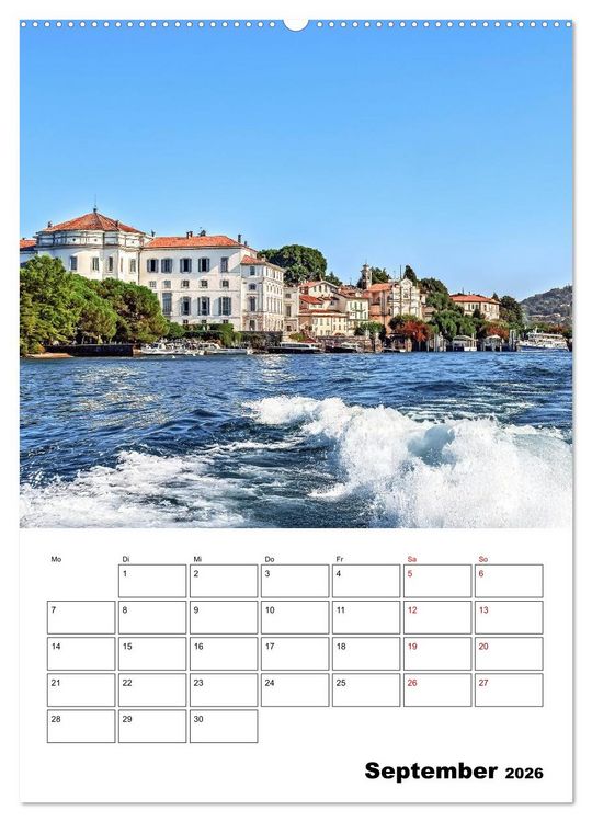 Produktbild: Piemont - Impressionen aus Norditalien (Wandkalender 2026 DIN A2 hoch), CALVENDO Monatskalender