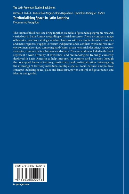Produktbild: Territorialising Space in Latin America