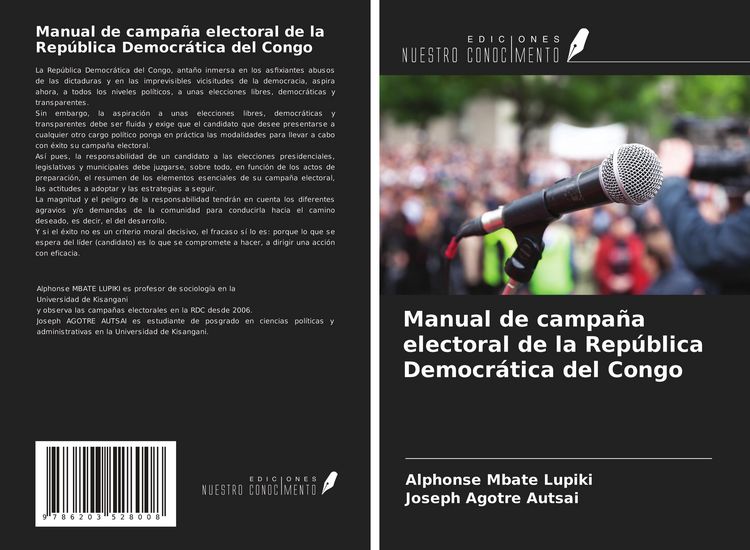 Produktbild: Manual de campa&ntilde;a electoral de la Rep&uacute;blica Democr&aacute;tica del Congo