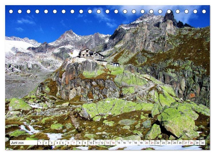 Produktbild: Majest&auml;tische Alpen (Tischkalender 2026 DIN A5 quer), CALVENDO Monatskalender