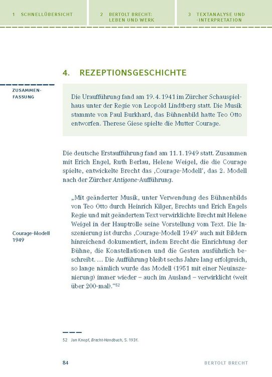 Mutter Courage und ihre Kinder von Bertolt Brecht.