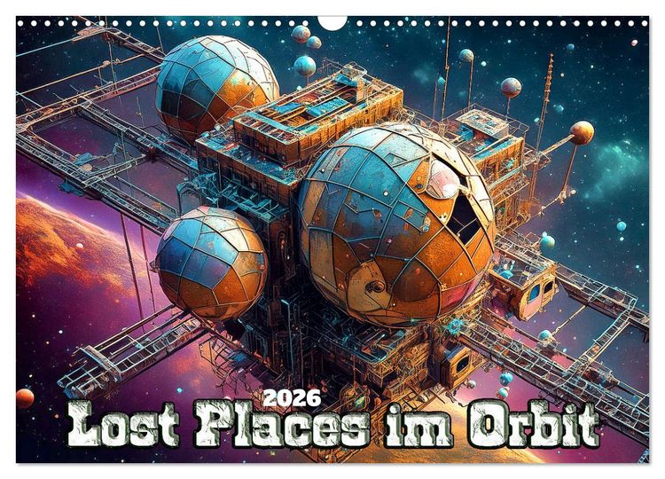 Produktbild: Lost Places im Orbit (Wandkalender 2026 DIN A3 quer), CALVENDO Monatskalender