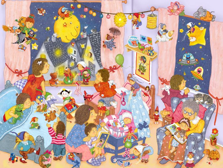 Produktbild: CALVENDO Puzzle Die Sandm&auml;nnchen kommen | 1000 Teile Lege-Gr&ouml;&szlig;e 64x48cm Foto-Puzzle f&uuml;r gl&uuml;ckliche Stunden