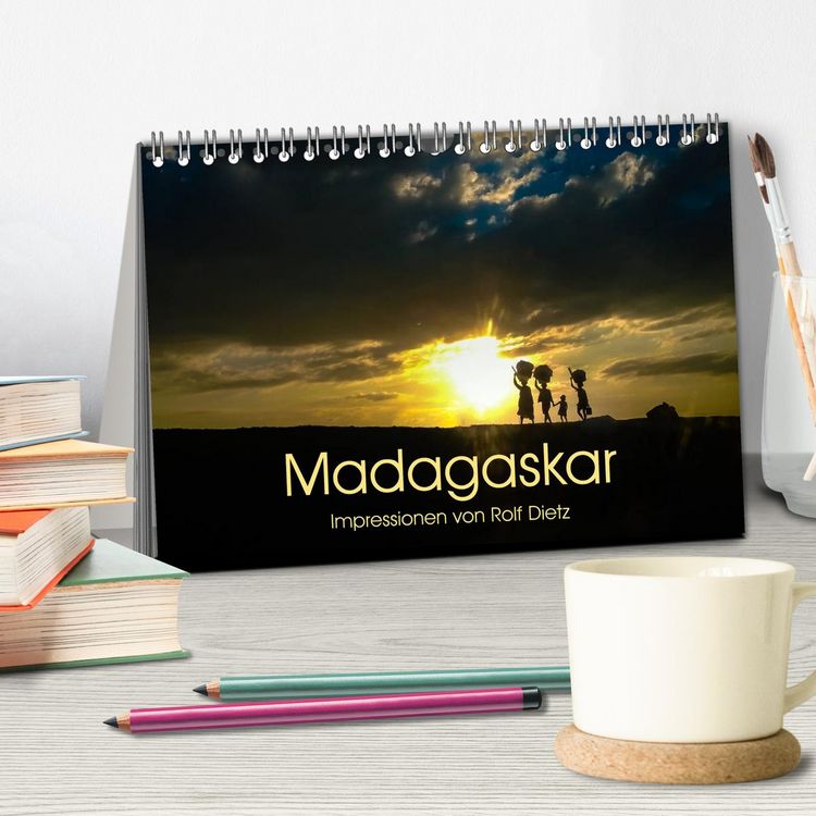 Produktbild: Madagaskar - Impressionen von Rolf Dietz (Tischkalender 2026 DIN A5 quer), CALVENDO Monatskalender