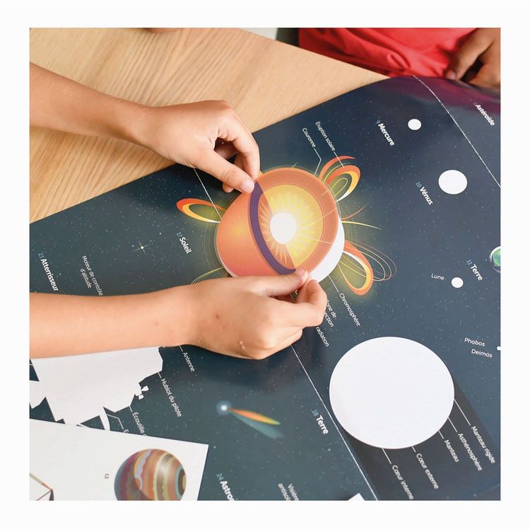 Produktbild: POPPIK - Lernposter & Sticker Astronomie