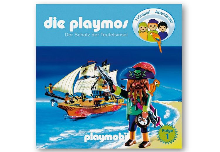 Produktbild: Die Playmos - Das Original Playmobil H&ouml;rspiel, Folge 1: Der Schatz der Teufelsinsel