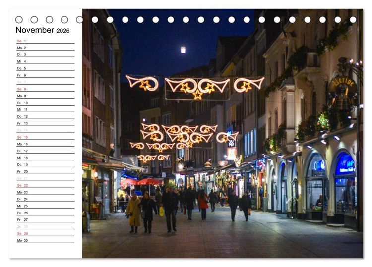 Produktbild: D&uuml;sseldorf - Impressionen (Tischkalender 2026 DIN A5 quer), CALVENDO Monatskalender