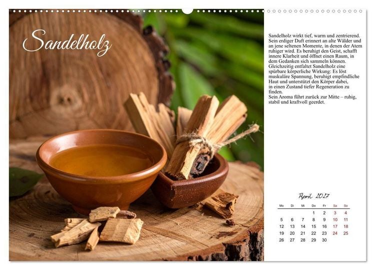 Produktbild: Heilsame Aroma&ouml;le (Wandkalender 2027 DIN A2 quer), CALVENDO Monatskalender