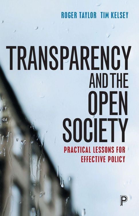 Produktbild: Transparency and the open society