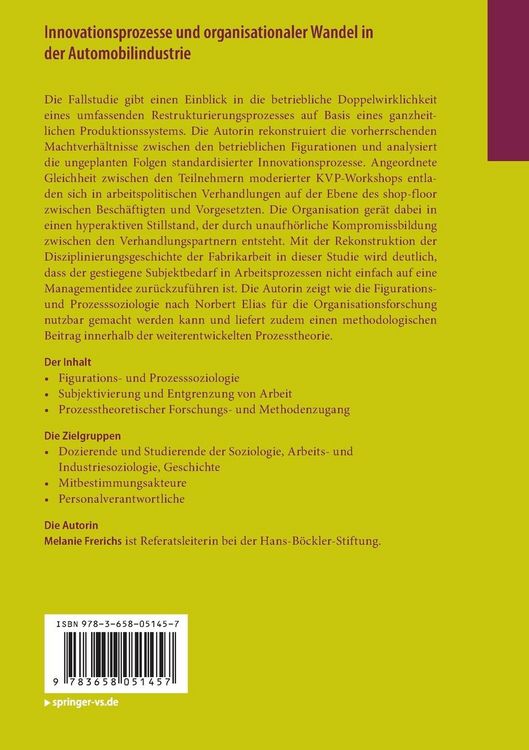 Produktbild: Innovationsprozesse und organisationaler Wandel in der Automobilindustrie