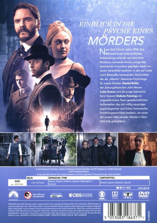 Produktbild: The Alienist - Die Einkreisung (4 DVDs)