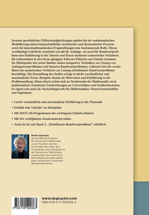 Produktbild: Anfangswertprobleme und lineare Randwertprobleme