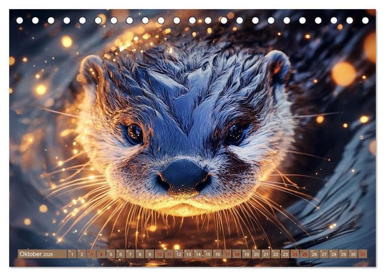 Produktbild: Tierische Balance (Tischkalender 2026 DIN A5 quer), CALVENDO Monatskalender