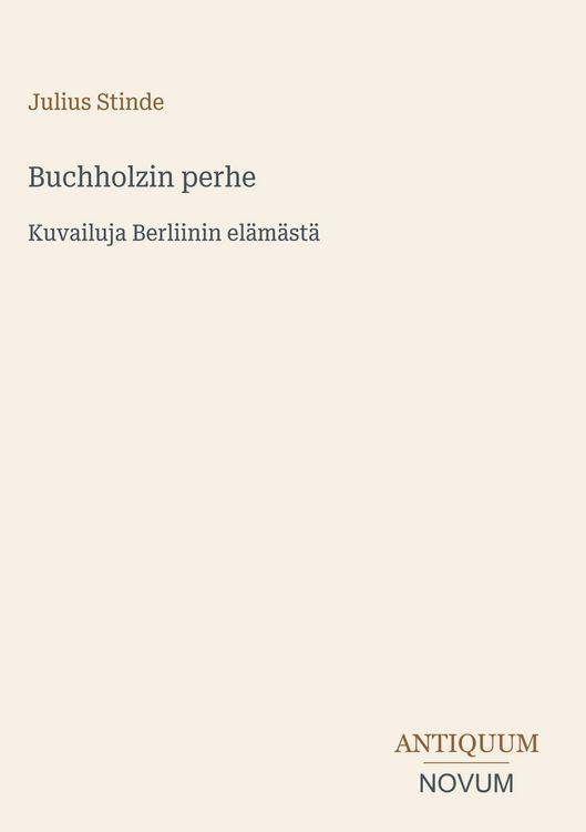 Produktbild: Buchholzin perhe