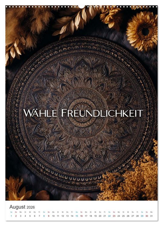 Produktbild: Die Kraft der Worte (Wandkalender 2026 DIN A2 hoch), CALVENDO Monatskalender