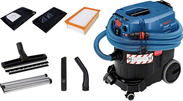 Produktbild: Bosch Professional GAS 35 H 06019C3600 Nass-/Trockensauger 1200 W 35 l automatische Filterreinigung, Staubklasse H zertifiziert